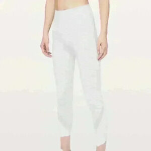 Lululemon Wunder Under Crop II Roll Down Scallop Luxtreme Pull On Leggings
